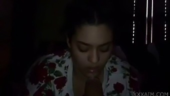 Arab Babe Gives A Turkish Man A Deep Throat Blowjob