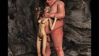 A Monster'S Ejaculation On Cartoon Women