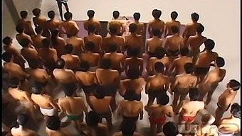 Asian Orgy With Intense Bukkake Action