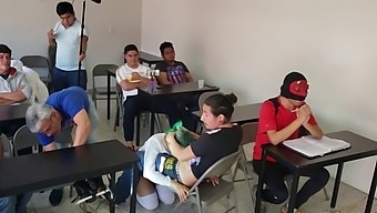 The Making Of A Schoolgirl-Themed Adult Scene With Amateur Performers