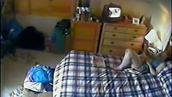Secretly Recorded Footage Of My Mature Mother Indulging In Self-Pleasure While Watching My Explicit Content