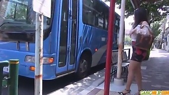 Japanese Orgy With Chinatsu'S Public Blowjob And Internal Cumshot