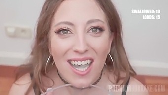 Venom Devours A Massive Load Of Cum In An Orgy