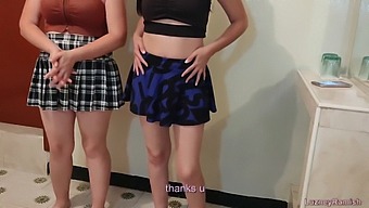 Two Aspiring Models Audition For A Job As Dancers, But Are Rejected. They Seduce The Agent And Have Sex With Him In Hopes Of Securing The Position.