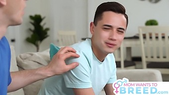 Teen (18+) And Milf Barbie Feels Enjoy A Threesome With A Young Stud
