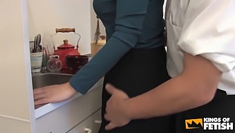 Japanese Maid With Big Tits Pleasures Herself With Toys On Camera