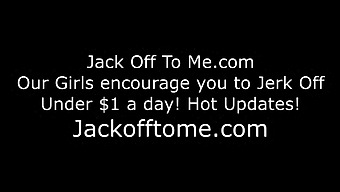 Watch Lola Give Jerking Instructions In Fishnet Stockings