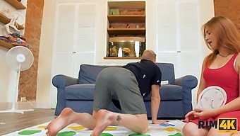 Rita Fox'S Passionate Oral Sex With A Guy After Playing Twister