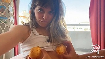 Intense Orgasm From Watching Hentai Porn During Intimate Moment