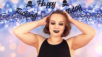 Joi Birthday Video With 30 Strokes Leading To Climax