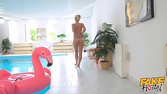 Natasha Cherie'S Anal Pleasure In A Poolside Encounter With A Well-Endowed Man