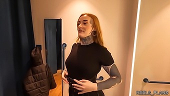 British Student With Large Buttocks Has Anal Intercourse In Changing Room With Two Unknown Individuals