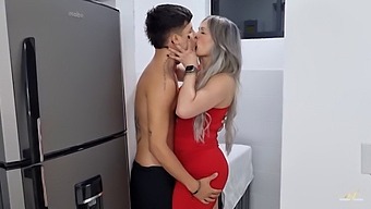 A Steamy Encounter Between A Colombian Housewife And Her Stepson, Leaving Him Filled With Milk