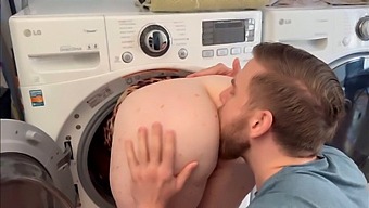 Steve Rickz'S Seduction Of His Voluptuous, Stuck Stepmom In The Washer