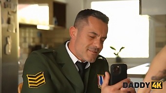 Beautiful Girlfriend Surprises Her Soldier Boyfriend With A Sexy Show