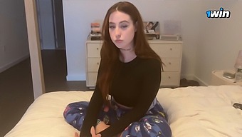Hot Redhead In Class Gets Step-Sis Cock Before Classes