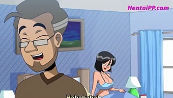 Helping The Stepson To Cum: A Hentai Porn With A Busty Milf And A Blowjob