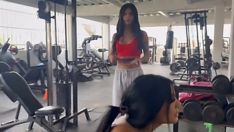 My Trainer, A Trans Woman, Gets Me Squating Naked - May Hernandez